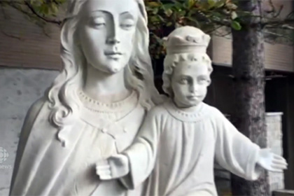 В Канаде вернули на место украденную голову младенца Христа